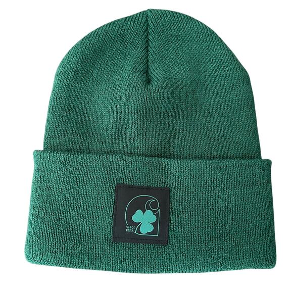 CARHARTT St. Paddy's Shamrock Patch Rib Knit Green Branie Hat Style 105217 - Picture 1 of 5